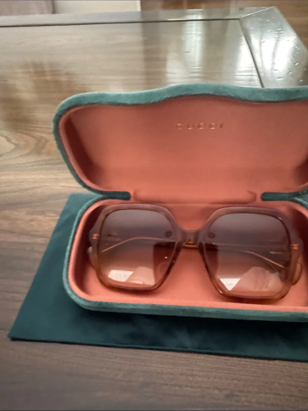 Gucci Women's 56mm Gradient Tortoiseshell Oversized Square Sunglasses
